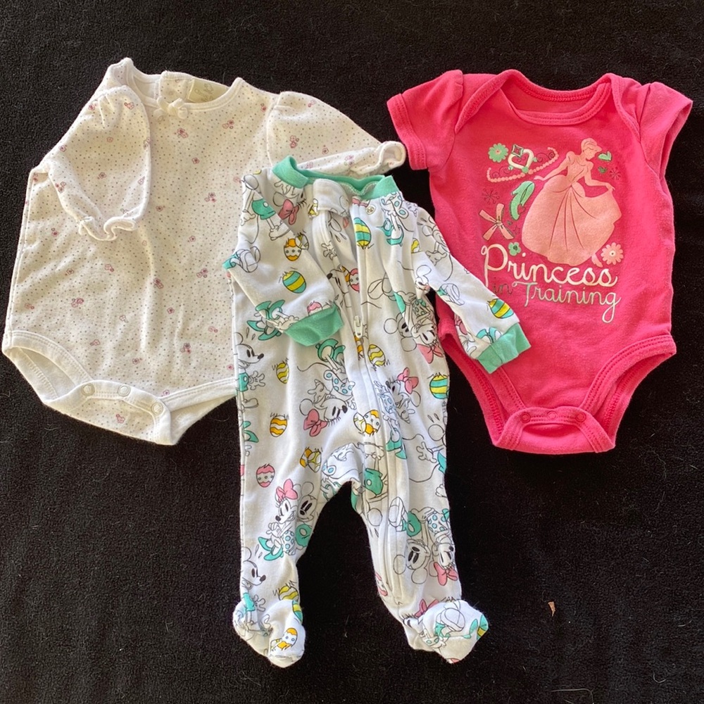 Newborn Disney Onesies
